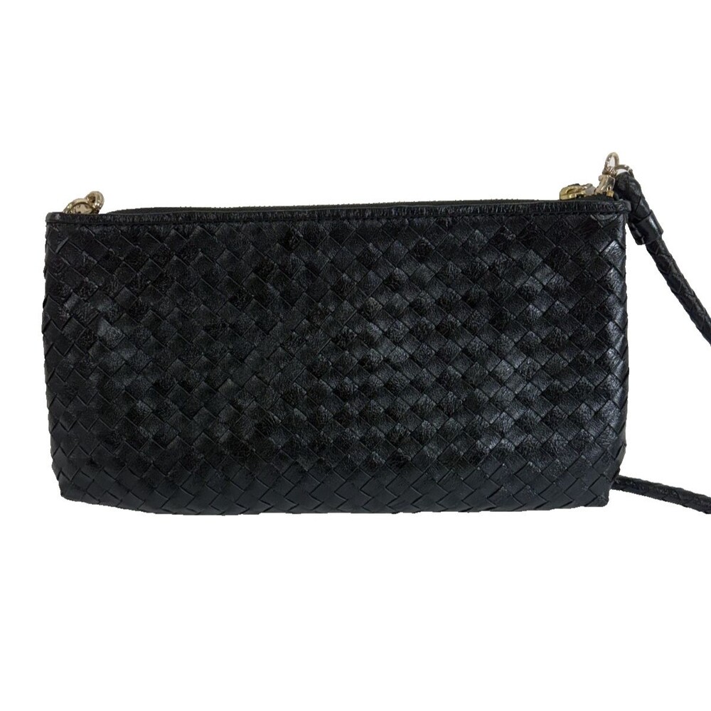 Elliott Lucca Leather Women's Handbag Crossbody Purs Shoulder Strap Black - Picture 5 of 7